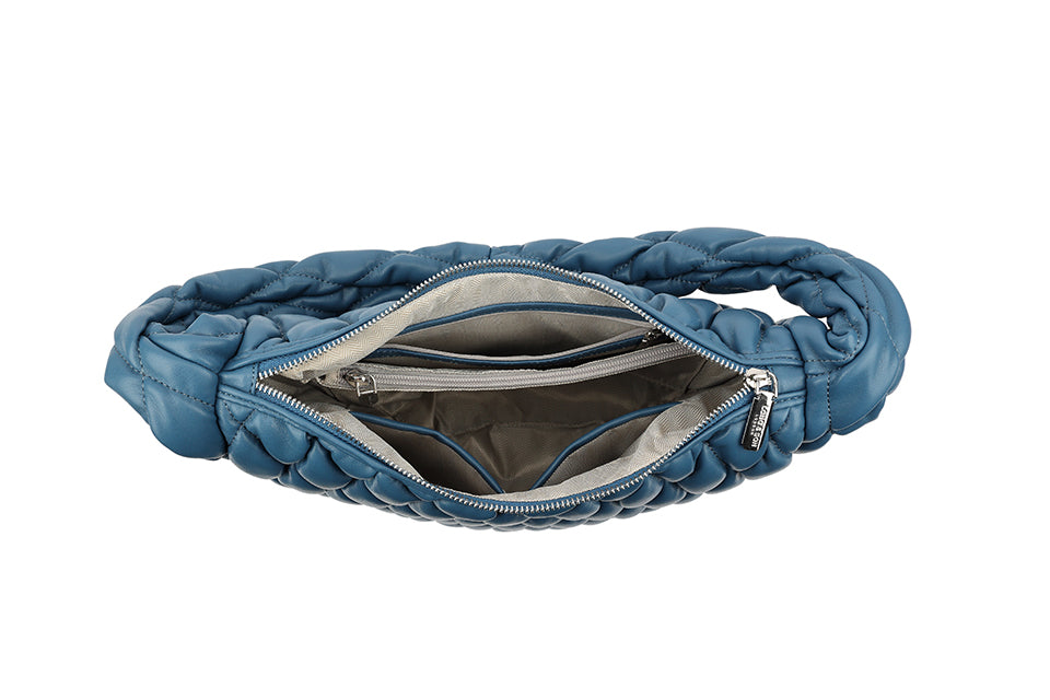 Veronica Quilted Shoulder Bag  Cream