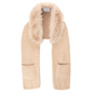 Eli Beaumont Elite Stole Coffee Faux Fur