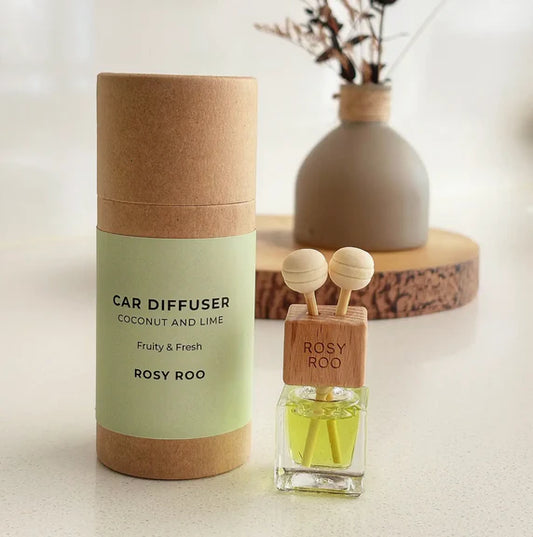 Rosy Roo Car Diffuser Coconut & Lime