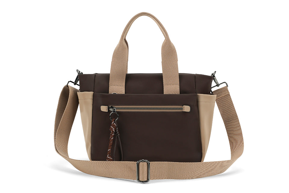 Kippy Bag Chocolate/Biege Handbag