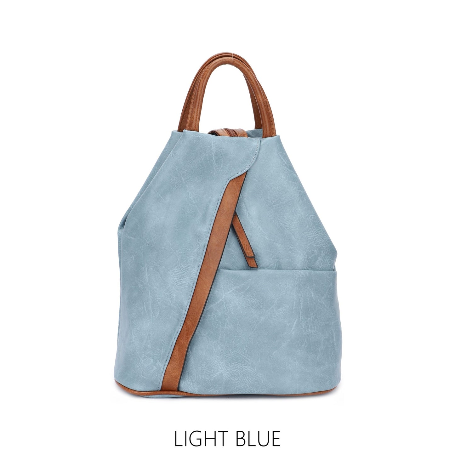 Large Triangular Backpack Blue