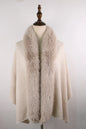 Eli Beaumont Winter Shawl with Faux Fur Collar
