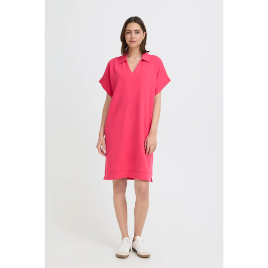 Fransa Aurora  T Shirt Dress Pink
